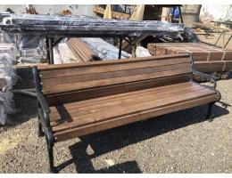 Чугунная парковая скамейка Ретро с подлокотниками