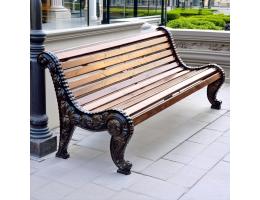 Скамейка чугунная Городская