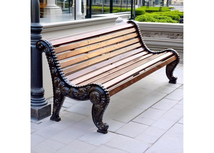 Скамейка чугунная Городская