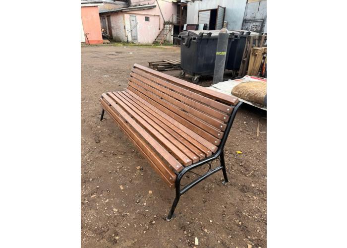 Металлическая скамейка Комфорт