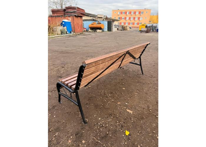 Металлическая скамейка Комфорт