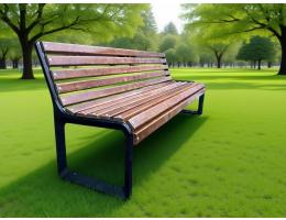 Чугунная скамейка "Лотос"