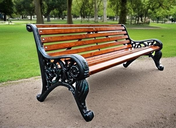 Скамейка чугунная Парковая