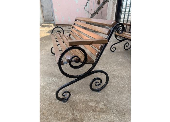 СКАМЕЙКА ФРАНЦУЗСКАЯ ЛОЗА С ПОДЛОКОТНИКОМ