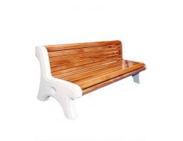  СКАМЕЙКА ПАРКОВАЯ БЕТОННАЯ С МАССИВОМ БУКА СБ-2-ПР