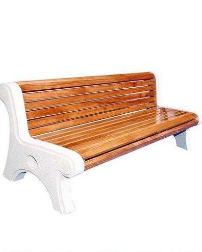  СКАМЕЙКА ПАРКОВАЯ БЕТОННАЯ С МАССИВОМ БУКА СБ-2-ПР