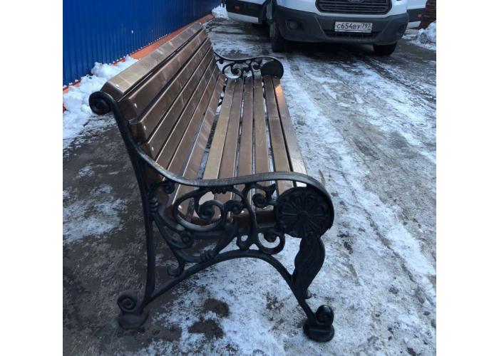 СКАМЕЙКА ЧУГУННАЯ ПАРКОВАЯ КАИР