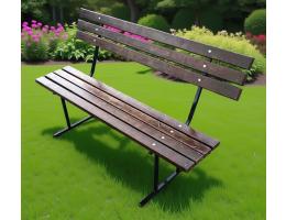 СКАМЕЙКА МЕТАЛЛИЧЕСКАЯ СП СО СПИНКОЙ