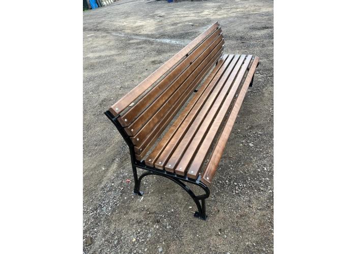 СКАМЕЙКА МЕТАЛЛИЧЕСКАЯ КЛАССИК ВАРИАНТ БЕЗ ПОДЛОКОТНИКОВ